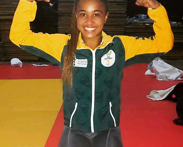 Elegant Fuel and judoka Geronay Whitebooi – a great match!